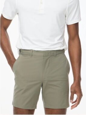 J. Crew 7" tech short Men's Performance Shorts Olive Green